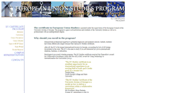 Desktop Screenshot of eustudiesprogram.org